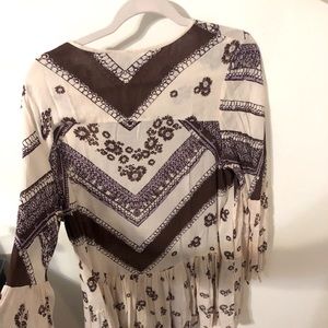 FREE PEOPLE LONG SLEEVE DRESS